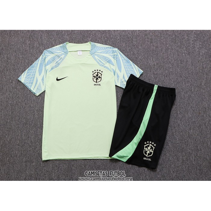 Chandal del Brasil Manga Corta 2022/2023 Verde - Pantalon Corto